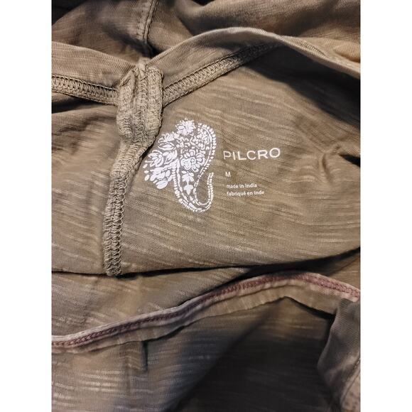 NWT Pilcro Ruffled Open-Back Moss Top - Medium - Picture 6 of 7